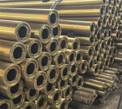 Rouleau de métier à tisser plaqué zinc chromate jaune